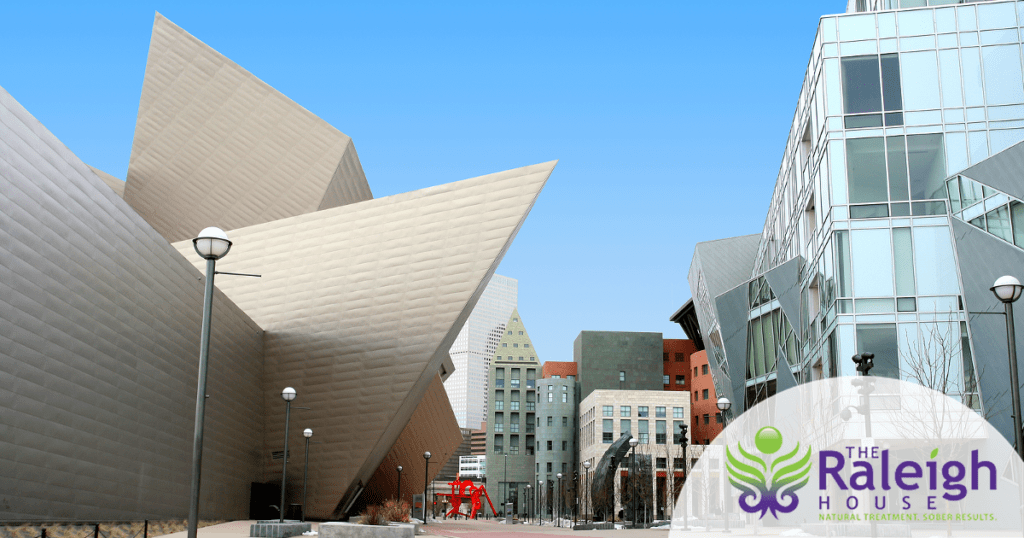 The Denver Art Museum features modern architecture and amazing works of art.