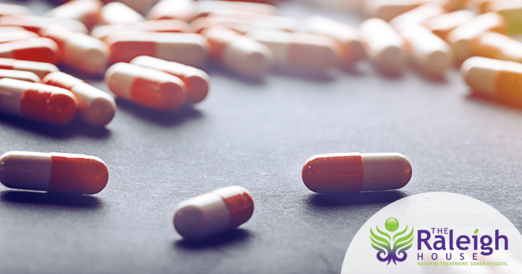 Image of pills on a table top