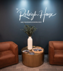 The lobby at the Raleigh House Center